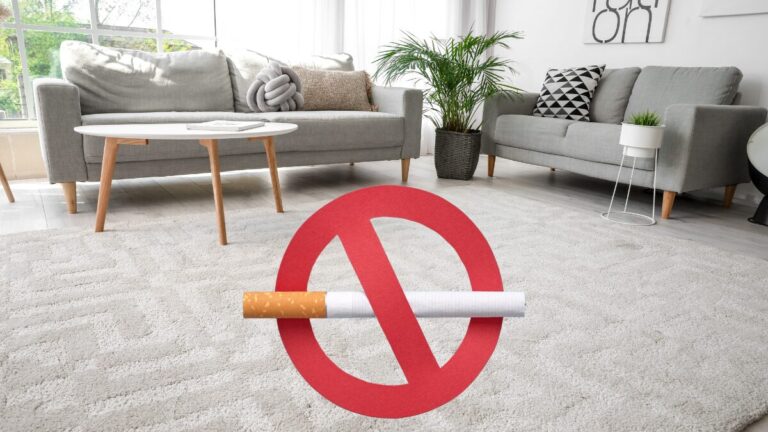 How to get rid of cigarette smells from your carpet